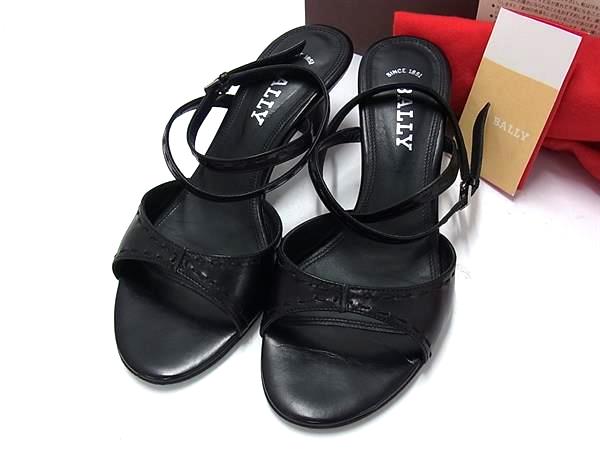 �����ʢ� BALLY �Х꡼ �쥶�� �ҡ��� ������� ɽ�������� 4 1/2 (��22.0?) �� ���塼�� ��ǥ����� �֥�å��� DK0568