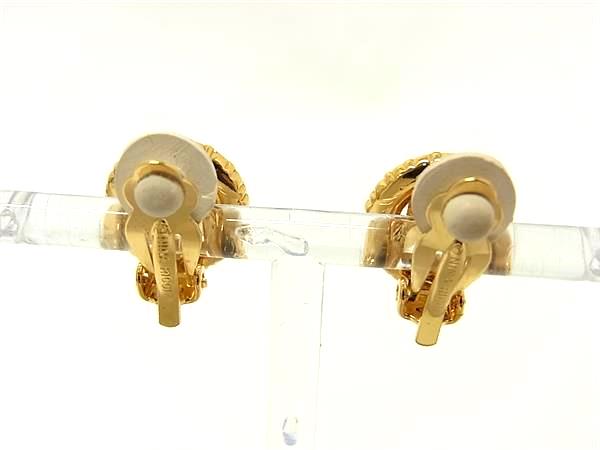 ■美品■ NINA RICCI ニナリッチ ラインストーン イヤリング アクセサリー レディー...