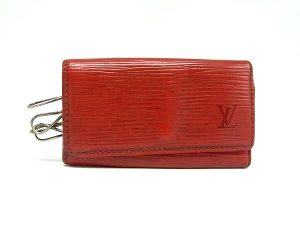 LOUIS VUITTON ルイヴィトン M63827 エピ ミュルティクレ4 4連 キーケース 鍵入れ レディース メンズ レッド系 DM4821