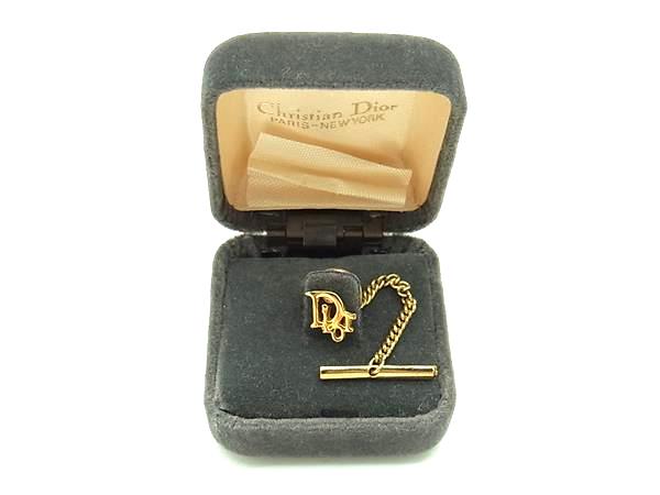 Other - ChristianDior クリスチャンディオール ヴィンテージ タイタック ネクタイピン アクセサリー ビジネス 紳士 ゴールド系 DL9927