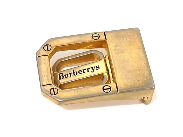 Burberrys バーバリーズ バックルのみ ベルトバックル ベルト金具 メンズ レディース ゴールド系 DM5963