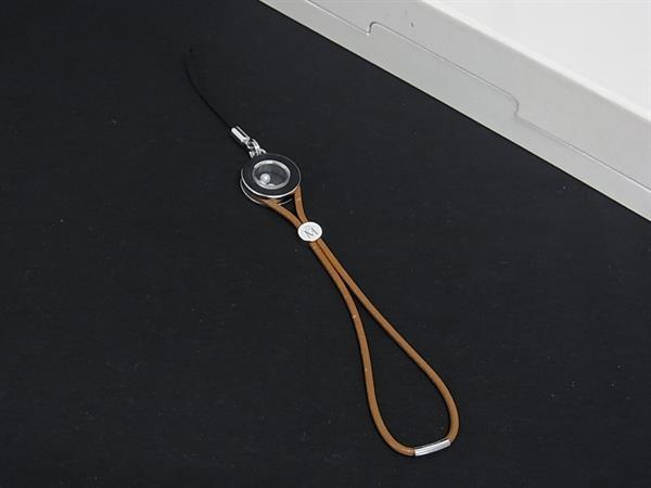 乐天商城 - ■美品■ MIKIMOTO ミキモト 本真珠 アコヤ真珠 パール 約3mm レザー ストラップ キーホルダー バッグチャーム ブラウン系 DM6853