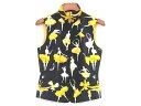 ■極美品■ HERMES エルメス LA danse 【バレリーナ ツイルレーヌ】シルク100% ベスト 表記サイズ40 洋服 イエロー系 AY0368(4)