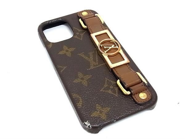 LOUIS VUITTON ルイヴィトン M69782 モノグラム バンパー ドーフィーヌ iPhone12/12 Pro 対応 アイフォンケース ブラウン系 FA1234