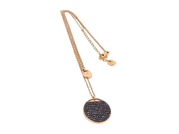 Paraiba - ■美品■ SWAROVSKI スワロフスキー Ginger Layer ラインストーン ネックレス ペンダント アクセサリー ゴールド系×ブラック系 DD9438