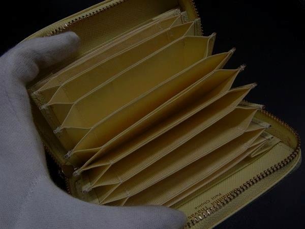 ■極美品■ Samantha Thavasa サマンサタバサ レザー カードケース カード入れ 名刺入れ レディース イエロー系 DH0271