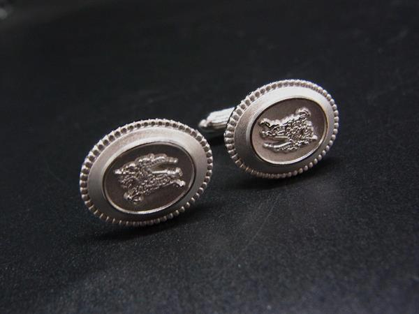 樂天商城 - ■美品■ Burberrys バーバリーズ カフス カフリンクス アクセサリー 紳士 ビジネス メンズ シルバー系 DM5052