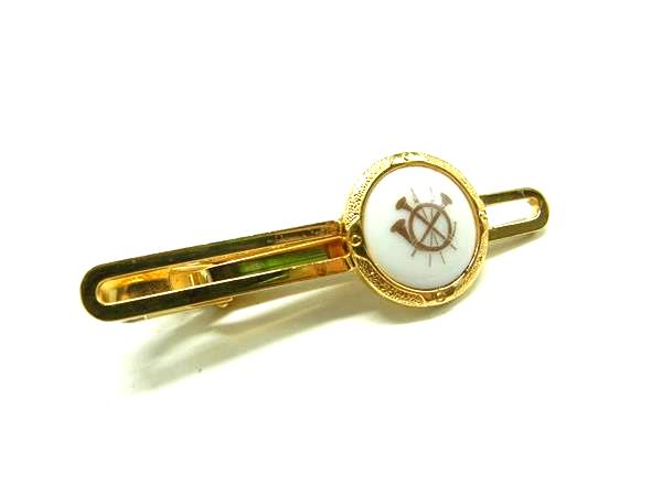 Hawaiian Jewelry - Royal Copenhagen ロイヤル コペンハーゲン ネクタイピン タイクリップ アクセサリー 紳士 メンズ ゴールド系×ホワイト系 DM5079