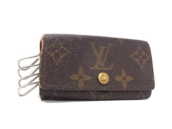 LOUIS VUITTON ルイヴィトン M62631 モノグラム ミュルティクレ4 4連 キーケース 鍵入れ ブラウン系 DM6316