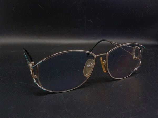 ChristianDior クリスチャンディオール 2857 46 58□16 135 メガネ 眼鏡 めがね レディース メンズ ゴールド系 DH0447