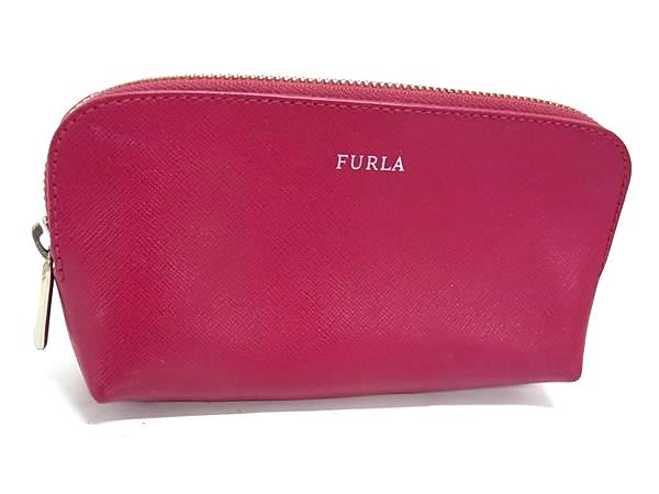 FURLA フルラ レザー コスメポーチ メ