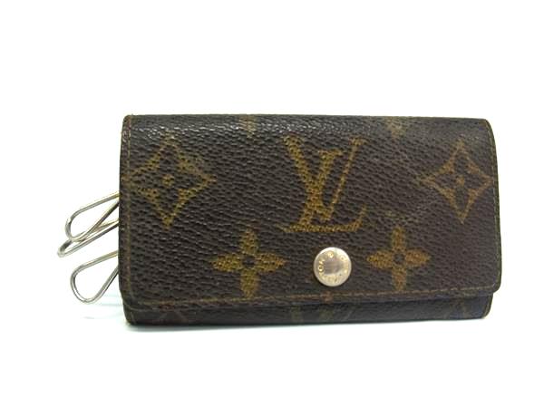 LOUIS VUITTON ルイヴィトン M62631 モノグラム ミュルティクレ4 4連 キーケー ...