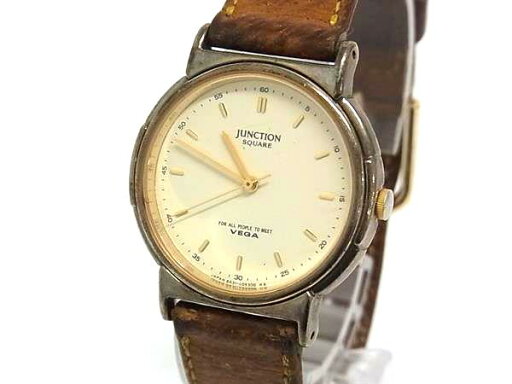 CITIZEN シチズン ベガ ジャンクション レザー クォーツ 生活防水 腕時計 ウォッチ メンズ レディース シルバー系×ブラウン系 DK1854 CITIZEN シチズン ベガ ジャンクション レザー クォーツ 生活防水 腕時計 ウォッチ メンズ レディース シルバー系×ブラウン系 DK1854