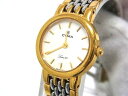 CYMA シーマ Louis XV SS クォーツ 腕時計 ウォッチ メンズ レディース シルバー系×ゴールド系 DK1856(2)