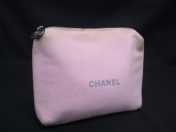 乐天商城 - CHANEL シャネル ココマーク キャンバス マルチポーチ マルチケース 小物入れ レディース ピンク系 DM7232