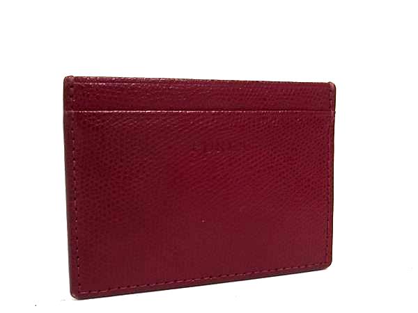■美品■ FURLA フルラ レザー カードケース カード入れ パスケース 定期入れ レディース ボルドー系 DM7261