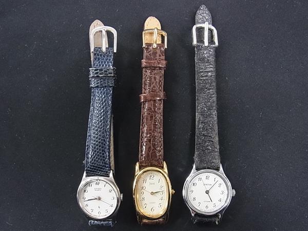 乐天商城 - CITIZEN シチズン 5930-K12207 等 アイシス ジャンクション 等 SS 等 クォーツ 腕時計 ウォッチ 3点セット まとめ売り DD9551
