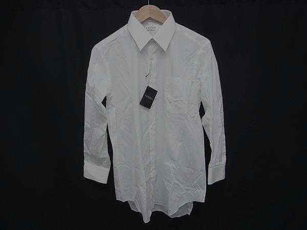 樂天商城 - LANVIN ランバン コットン100% 長袖 Yシャツ ブラウス トップス 洋服 メンズ ホワイト系 DH1253