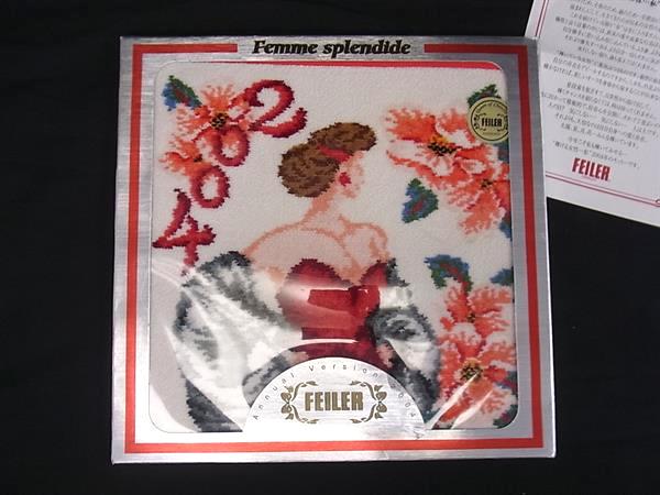 乐天商城 - ■未開封■新品■未使用■ FEILER フェイラー 2004 ハンドタオル ハンカチ レディース アイボリー系×マルチカラー DH5409