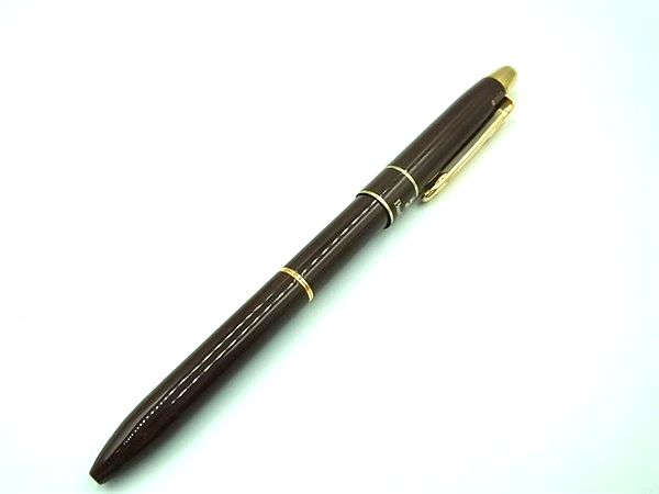 Burberrys バーバリーズ ノック式 ボールペン 筆記用具 文房具 ステーショナリー メンズ レディース ブラウン系 DM0915