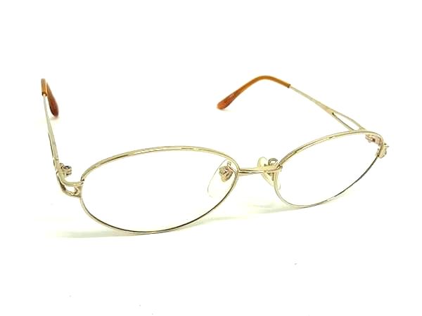 PROGRESS 53□16-135 度入りメガネ 眼鏡 レディース ゴールド系 DM7031(4.0)
