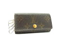 LOUIS VUITTON ルイヴィトン M62631 モノグラム ミュルティクレ4 4連 キーケース 鍵入れ レディース メンズ ブラウン系 DJ5526