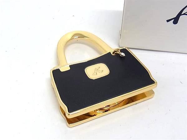 ■極美品■ Kitamura キタムラ バッグモチーフ バッグハンガー バッグフック バッグかけ レディース ネイ..