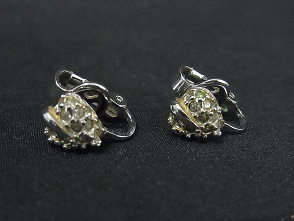 NINA RICCI ニナリッチ クリップ式 イヤリング アクセサリー レディース シルバー系 DK1490