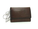 GUCCI グッチ 106678 3731 レザー 6連 キーケース 鍵入れ レディース メンズ ブラウン系 DK2406