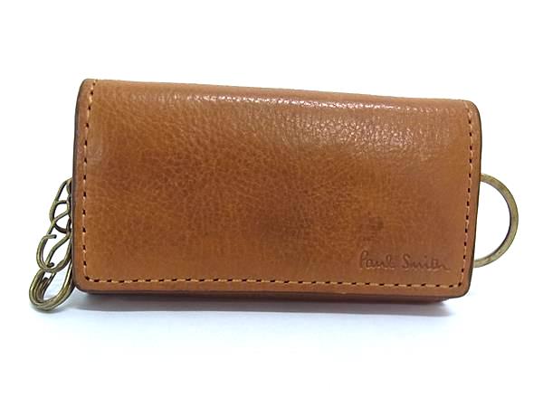 Paul Smith ポールスミス レザー 6連 キーケース 鍵入れ メンズ レディース ブラウン系 DK2509
