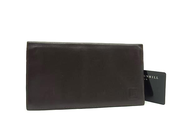 dunhill ダンヒル レザー 二つ折り 長�