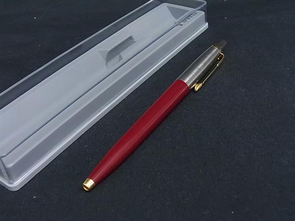 乐天商城 - ■美品■ PARKER パーカー ボールペン ノック式 筆記用具 文房具 ステーショナリー ボルドー系×シルバー系×ゴールド系 DM6828