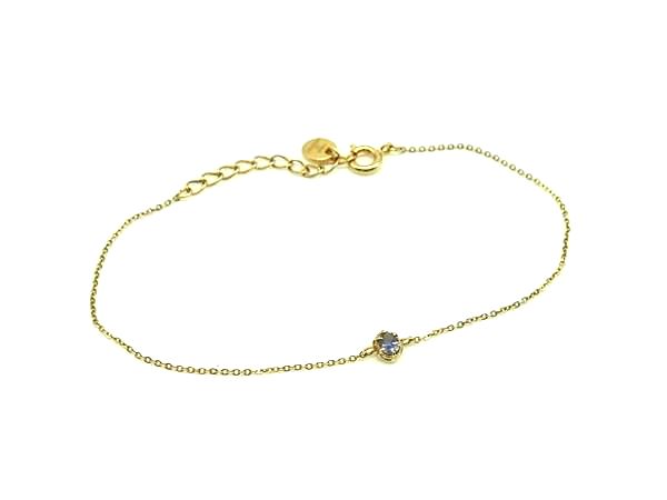 ■美品■ NOIR DE POUPEE ノワールドプーペ ブレスレット アクセサリー レディース ゴールド系 DJ5233