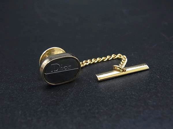 ChristianDior クリスチャンディオール ネクタイピン アクセサリー ビジネス 紳士 メンズ シルバー系×ゴールド系 DM4629