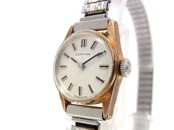 樂天商城 - CERTINA サーチナ ヴィンテージ 手巻き 腕時計 ウォッチ メンズ レディース シルバー系×ゴールド系 DM7010