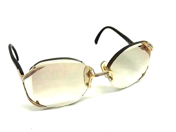 ChristianDior クリスチャンディオール 2289 49 61□16 度入り メガネ めがね 眼鏡 レディース メンズ ゴールド系 DM7573