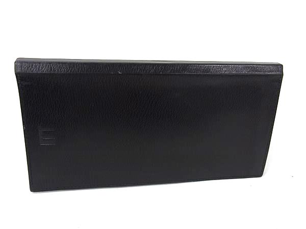 M - dunhill ダンヒル レザー 二つ折り 長財布 ウォレット 札入れ カード入れ メンズ ブラック系 DK2483