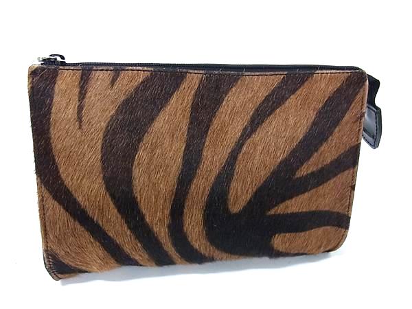 ■美品■ FURLA フルラ ハラコ×パテ