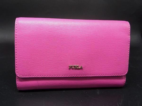 FURLA フルラ レザー 二つ折り 財布 �
