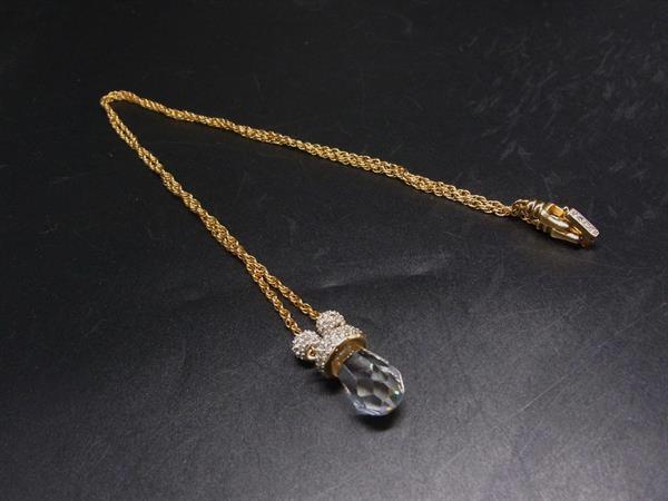 乐天商城 - SWAROVSKI スワロフスキー クリスタル ネックレス ペンダント アクセサリー レディース ゴールド系×クリア DM6515