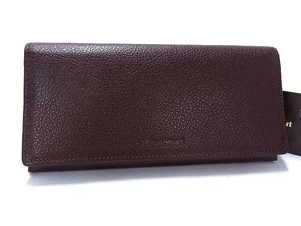 ■新品同様■ Paul Stuart ポールスチュアート レザー 二つ折り 長財布 ウォレット 札入れ 小銭入れ メンズ ブラウン系 BP1145
