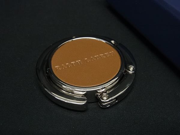 ■美品■ RALPH LAUREN ラルフローレン バッグハンガー バッグフック バッグかけ レディース メンズ シル..
