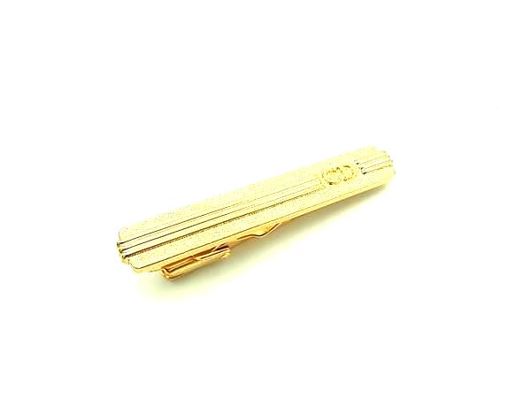 ChristianDior クリスチャンディオール タイクリップ ネクタイピン アクセサリー メンズ ゴールド系 DM4658