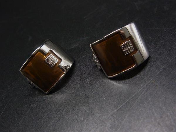 乐天商城 - ■美品■ GIVENCHY ジバンシィ クリップ式 イヤリング アクセサリー レディース シルバー系 DM6590