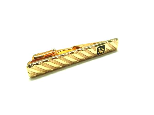 ■美品■ ChristianDior クリスチャンディオール タイピン タイクリップ アクセサリー ゴールド系 DM6621