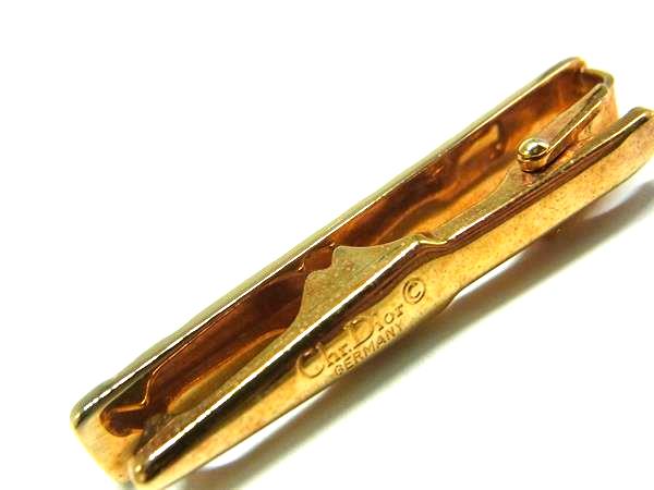 pleasure-Store 楽天市場店の■美品■ ChristianDior クリスチャンディオール タイピン タイクリップ アクセサリー ゴールド系 DM6621｜アングル3