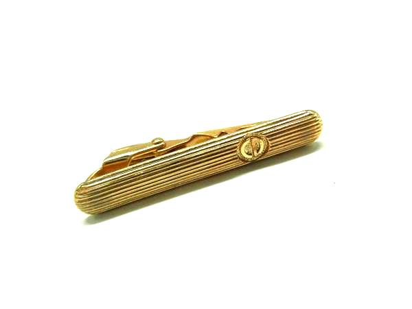 ChristianDior クリスチャンディオール ネクタイピン タイクリップ アクセサリー ビジネス 紳士 メンズ ゴールド系 DM6671