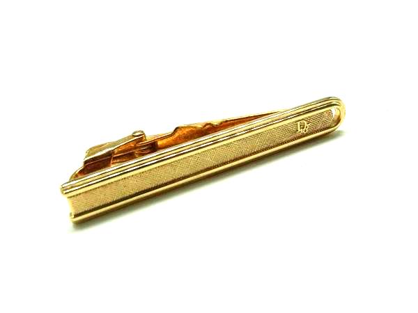 ChristianDior クリスチャンディオール ネクタイピン タイクリップ アクセサリー 紳士 ビジネス メンズ ゴールド系 DM6677