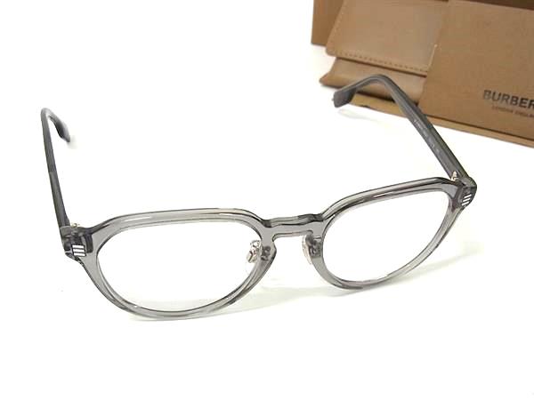 ■極美品■ BURBERRY バーバリー B2368-F 4021 めがね メガネ 眼鏡 メンズ レディース クリアグレー系 FL6499