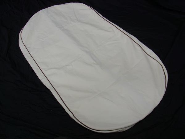 ■美品■ HERMES エルメス キャンバス ガーメントケース ガーメントカバー スーツカバー アイボリー系×ブラウン系 BL6727